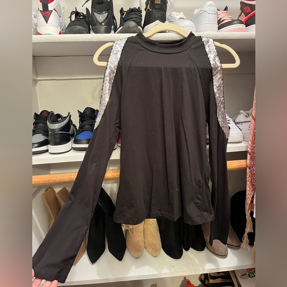 SHEIN Tops - Sequin Long Sleeve